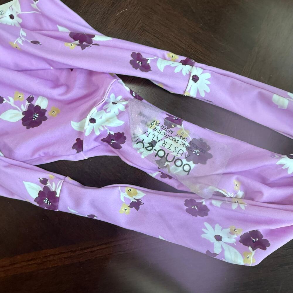 NWT Bond Eye Honey Honey Brief Sugar Magnolia Bikini Bottoms Pink Floral Small - Picture 3 of 5